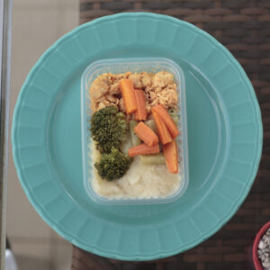 Frango com Batata doce e Legumes